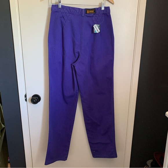 Vintage Rocky Mountain Jeans NWT Purple 29x31 Medium Western Deadstock - Picture 6 of 11